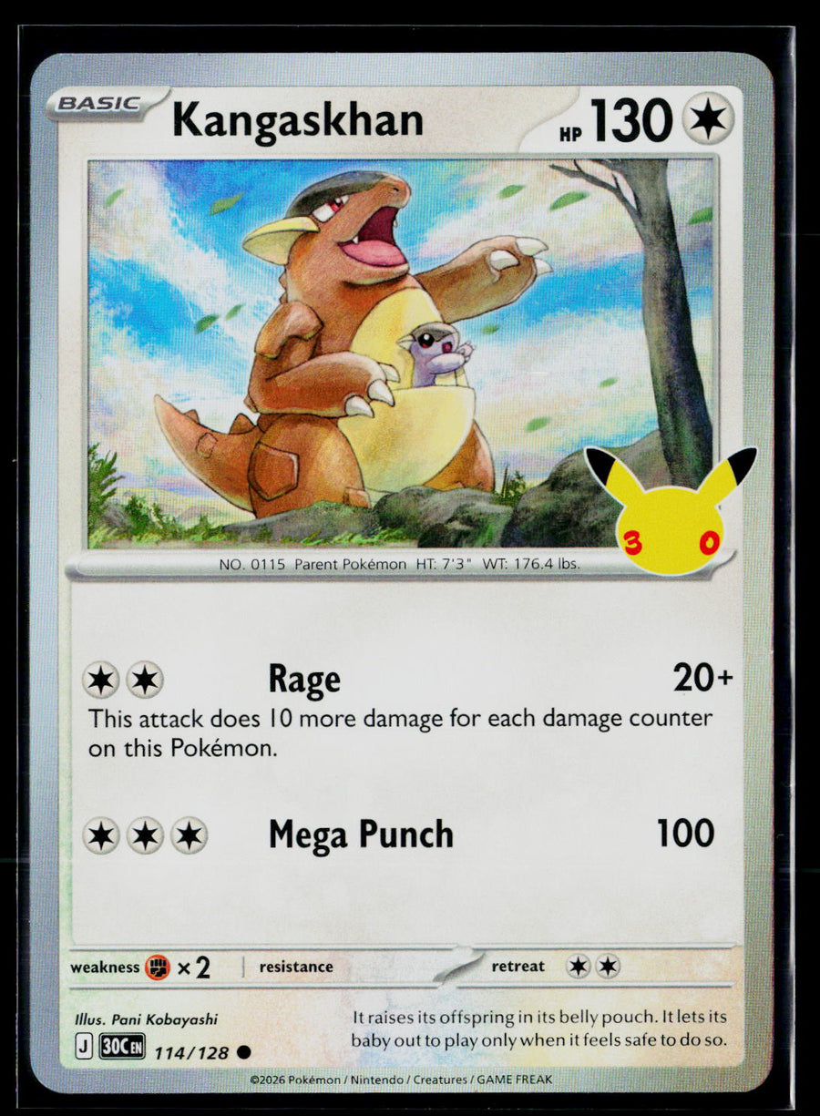 ME: 30th Celebration Classic Collection 114/128 Kangaskhan holo