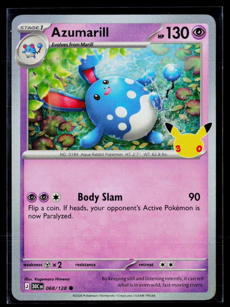 ME: 30th Celebration 068/128 Azumarill