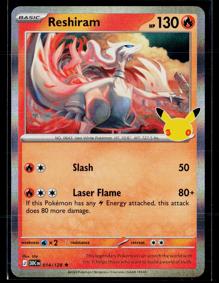 ME: 30th Celebration 014/128 Reshiram