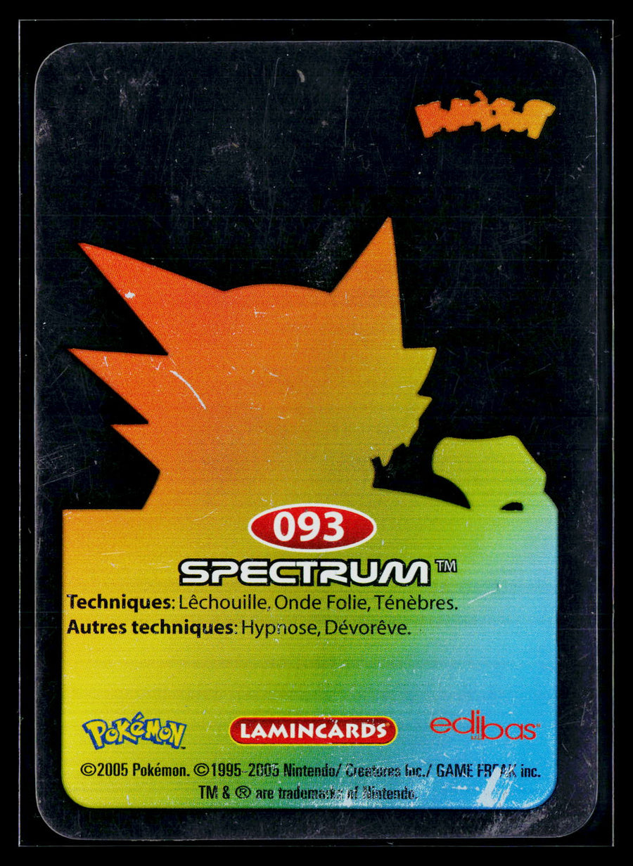 Lamincards Pokemon 093 Haunter Spectrum Acetate