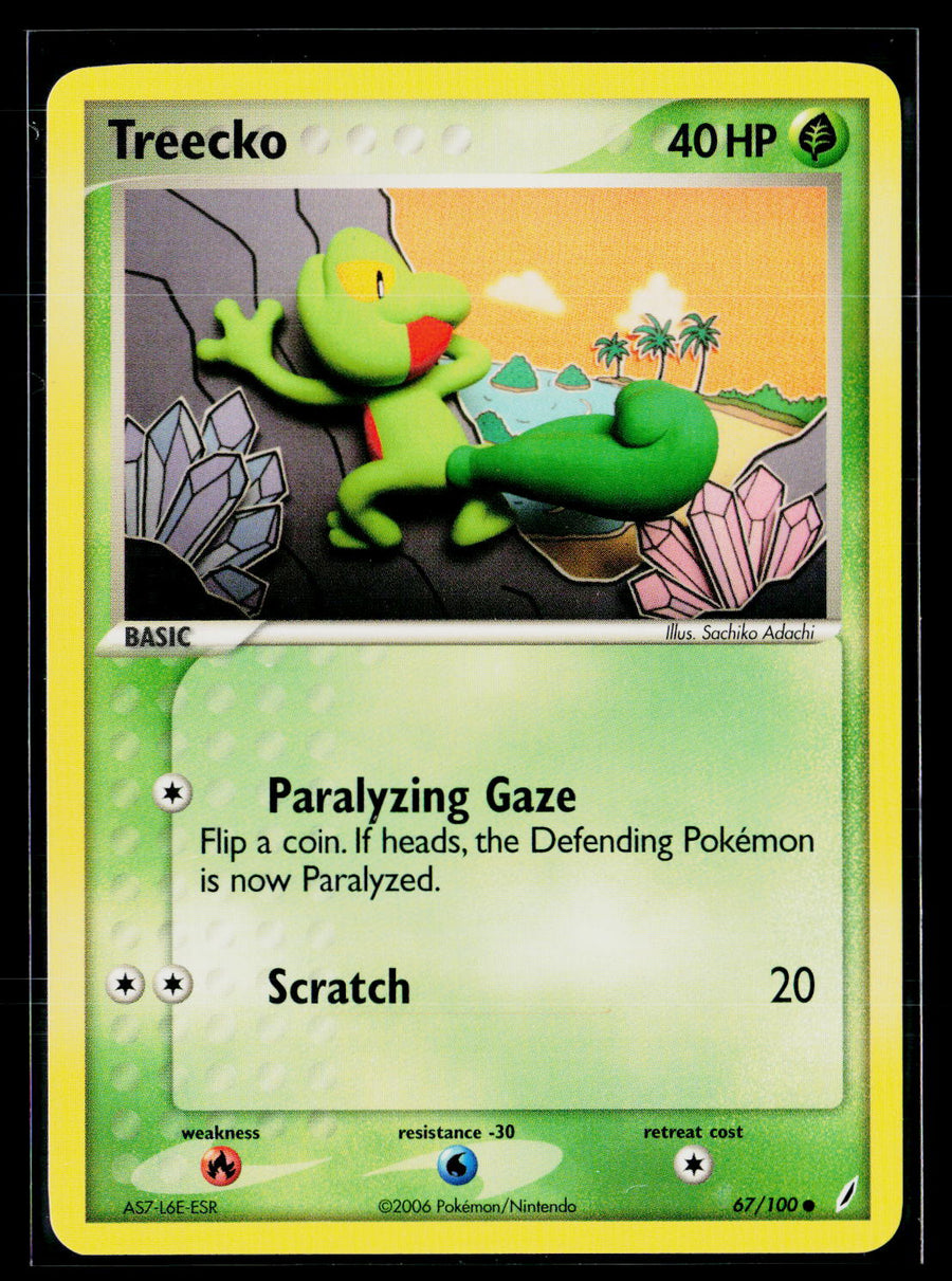 EX Crystal Guardians 67/100 Treecko nm