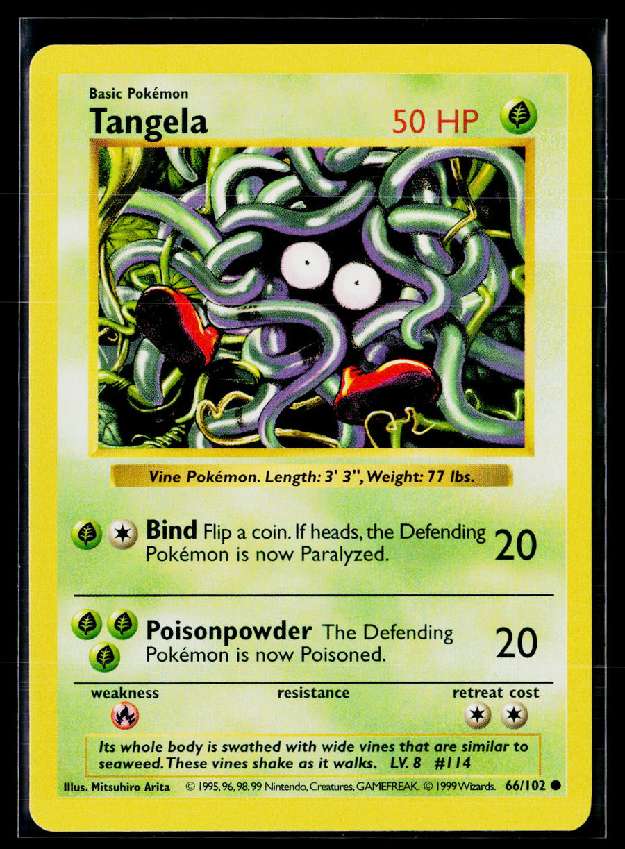 Base Set (Shadowless) 066/102 Tangela nm