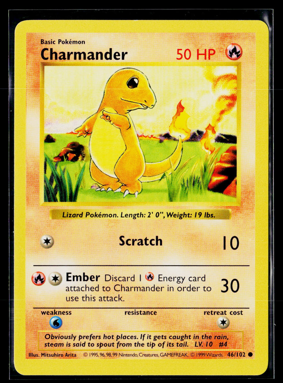 Base Set (Shadowless) 046/102 Charmander nm