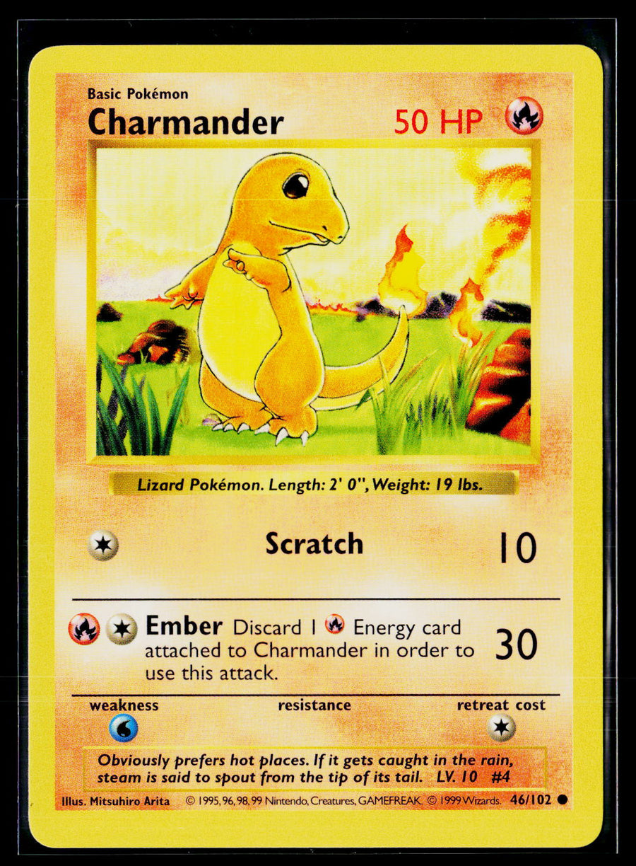 Base Set (Shadowless) 046/102 Charmander