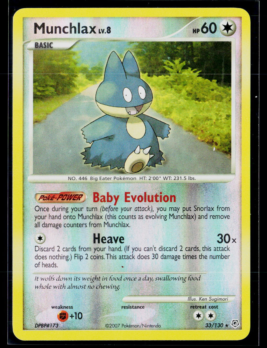 Diamond and Pearl 33/130 Munchlax