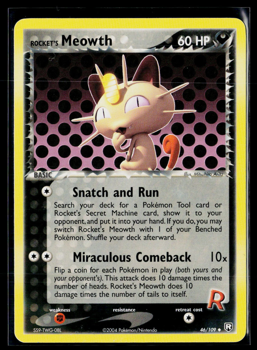 EX Team Rocket Returns 46/109 Rocket's Meowth