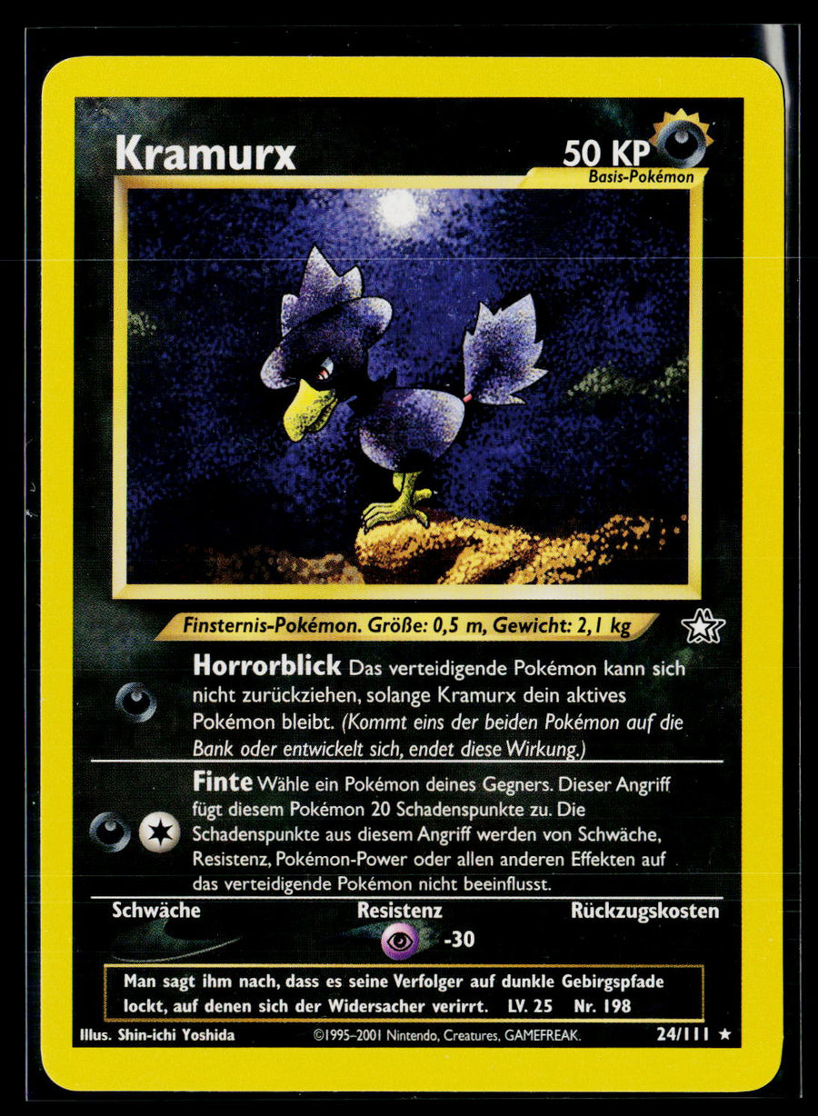 Neo Genesis 024/111 Murkrow German Kramurx