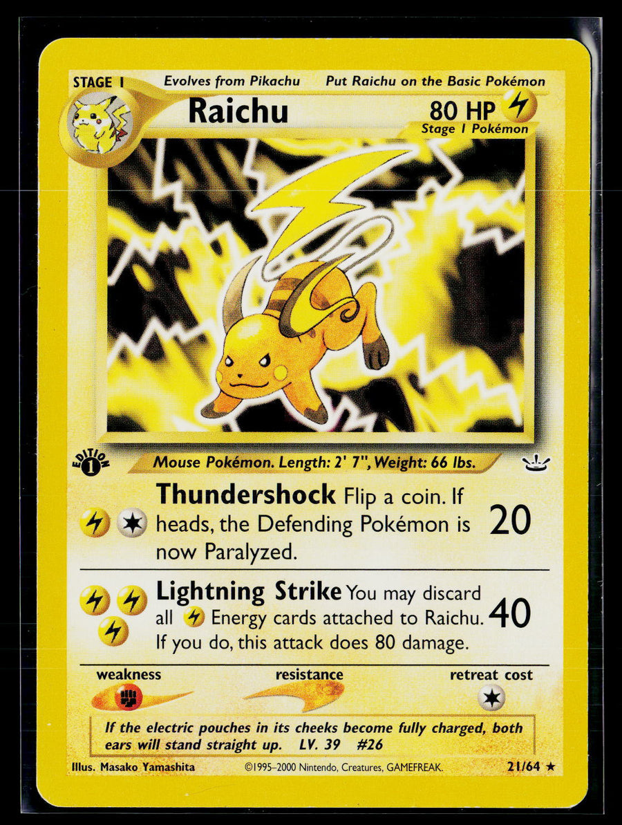 Neo Revelation 21/64 Raichu