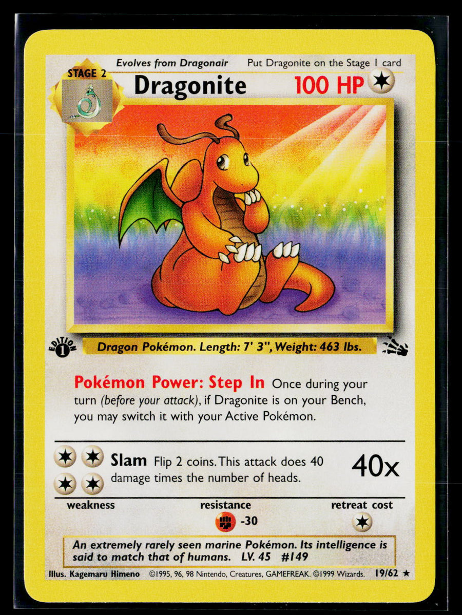 Fossil 19/62 Dragonite (19)