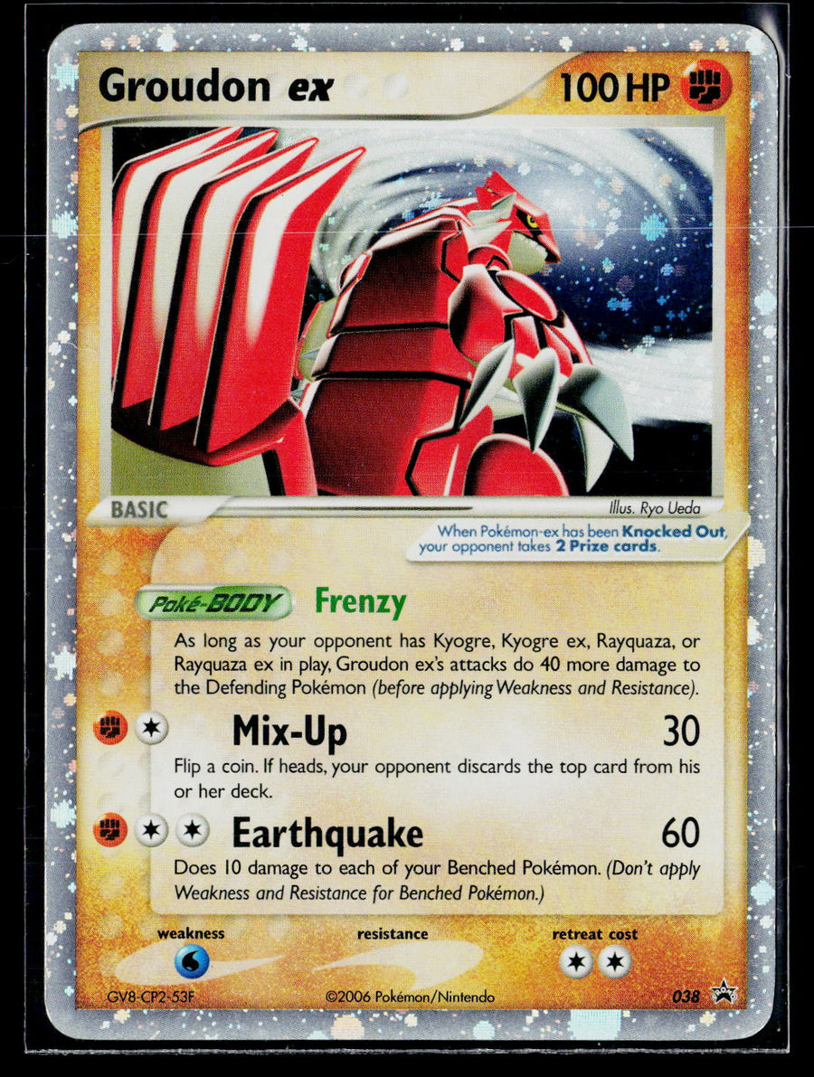 Nintendo Promos 038 Groudon ex