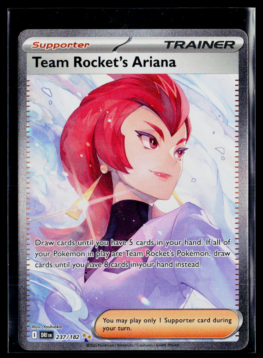 SV10: Destined Rivals 237/182 Team Rocket's Ariana