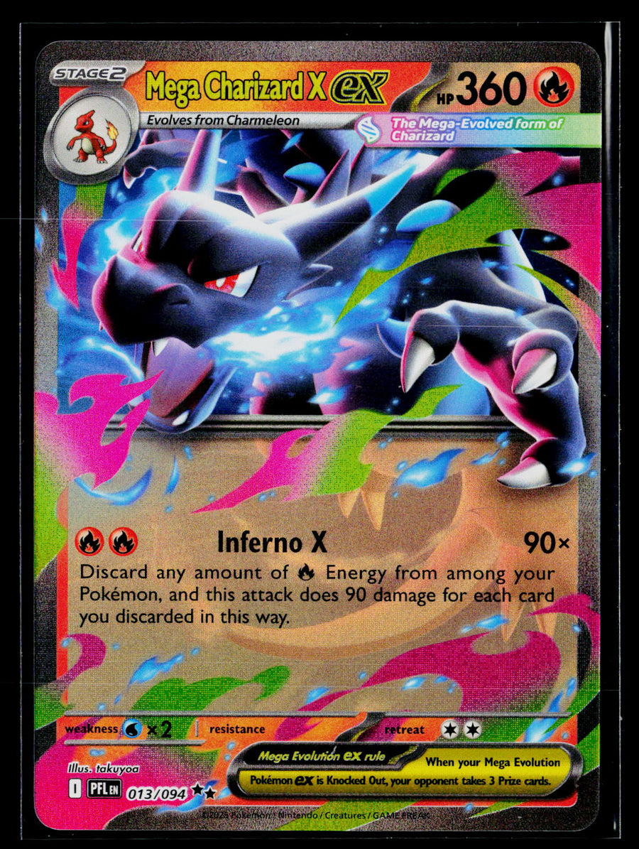 ME02: Phantasmal Flames 013/094 Mega Charizard X ex