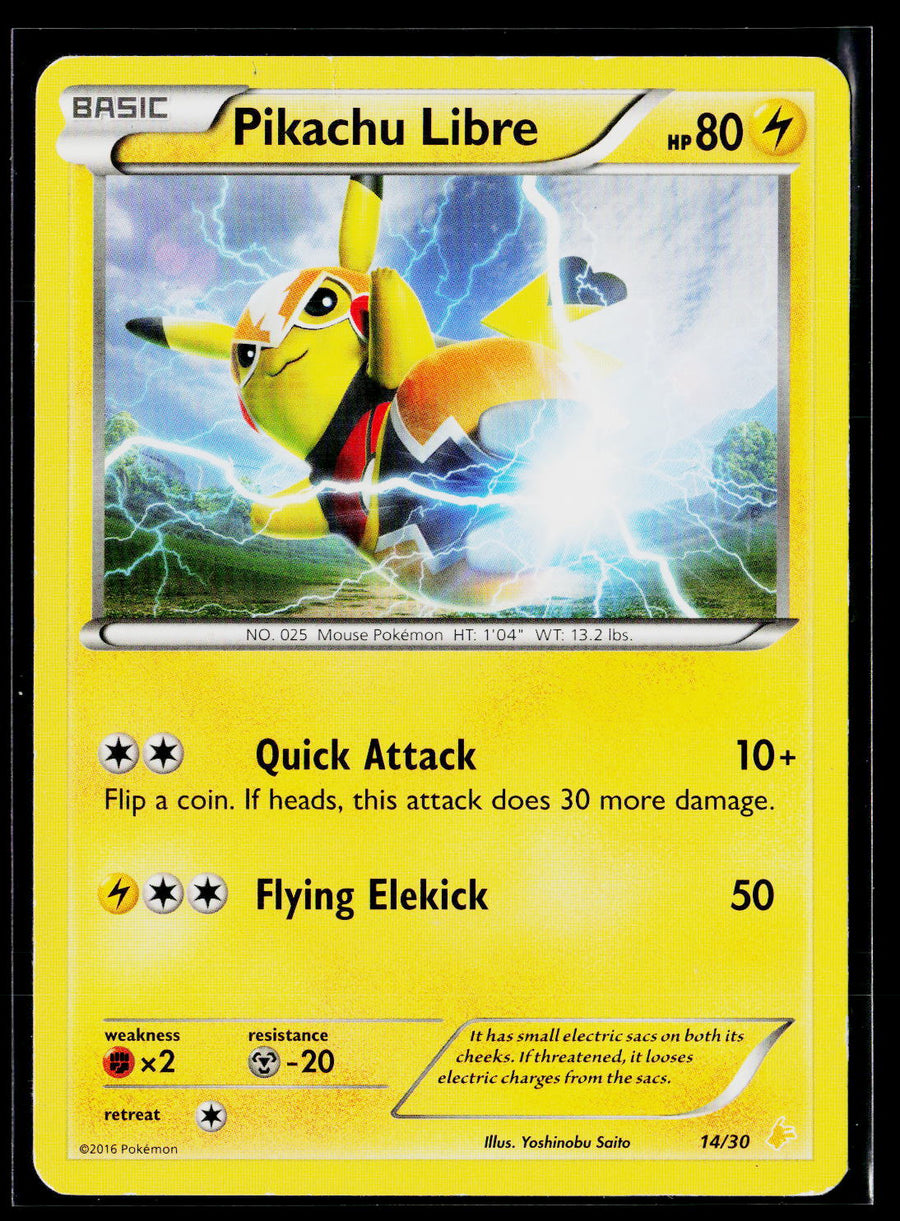 XY Trainer Kit: Pikachu Libre & Suicune 14/30 Pikachu Libre (14