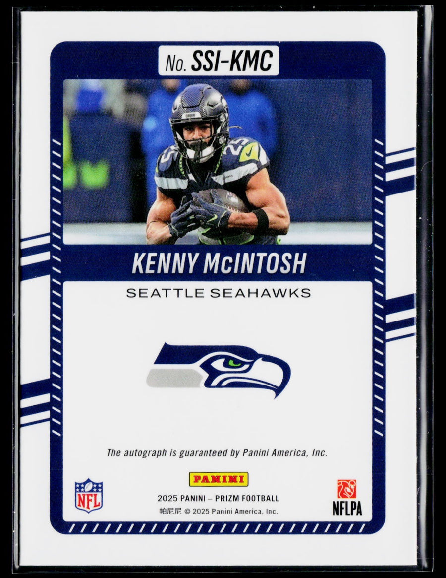 Panini 2025 Panini Prizm SSI-KMC Kenny McIntosh Significant Signatures / AU