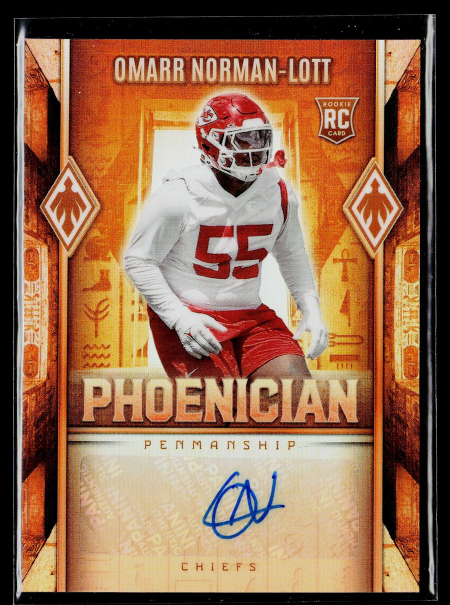 Panini 2025 Panini Phoenix PHP-ONL Omarr Norman-Lott Phoenician Penmanship / AU