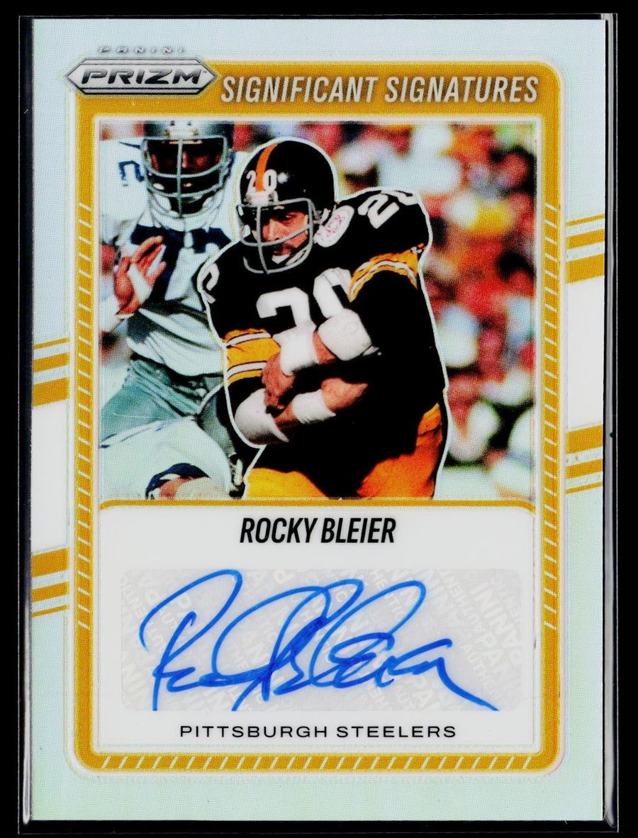 Panini 2025 Panini Prizm SSI-RBR Rocky Bleier Significant Signatures / AU