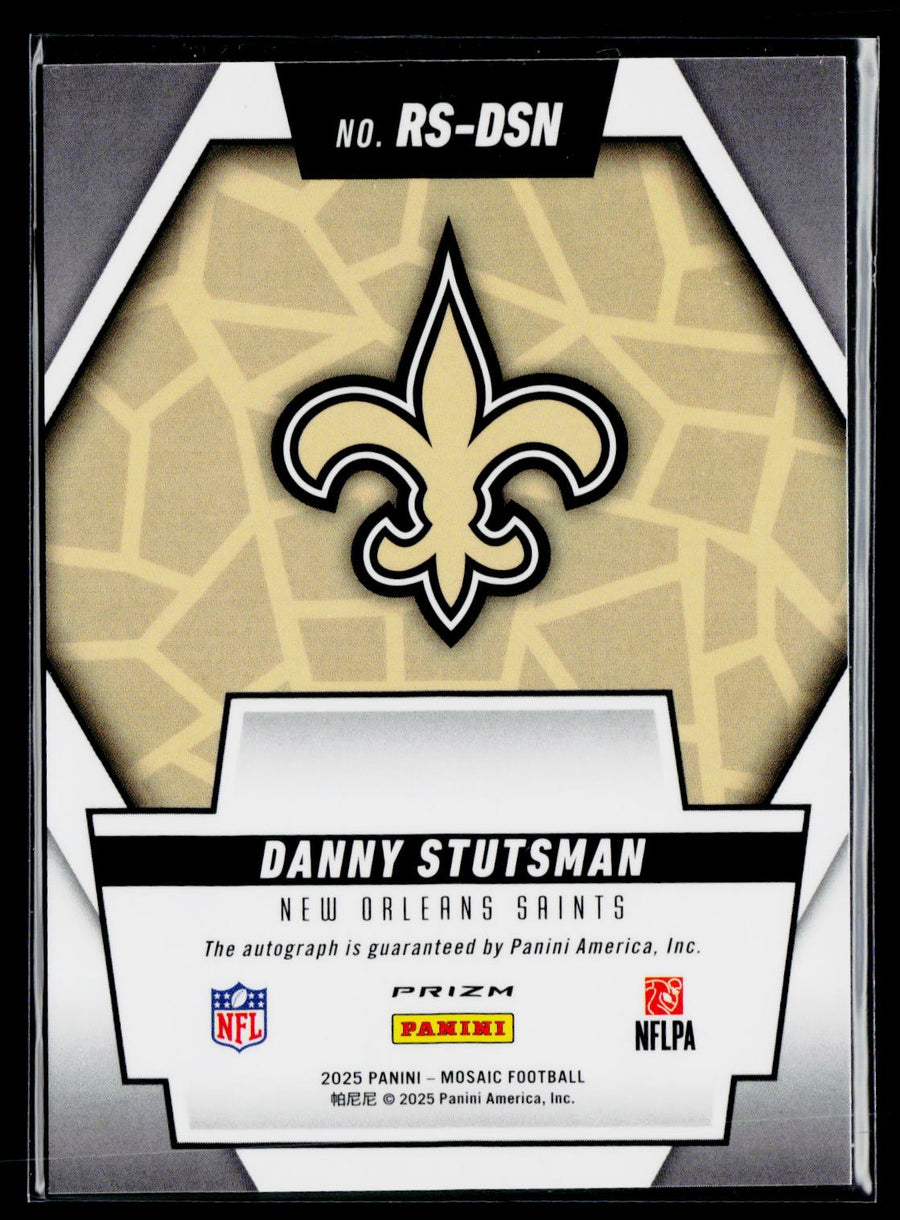 Panini 2025 Panini Mosaic RS-DSN Danny Stutsman Rookie Scripts / AU