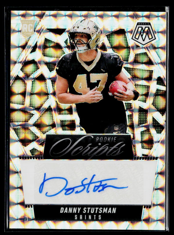Panini 2025 Panini Mosaic RS-DSN Danny Stutsman Rookie Scripts / AU