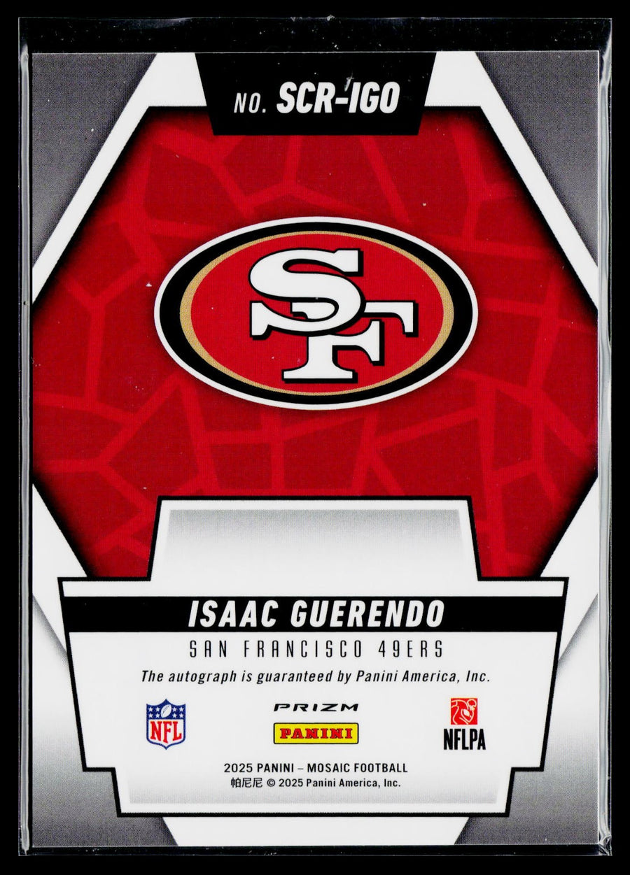 Panini 2025 Panini Mosaic SCR-IGO Isaac Guerendo Scripts / AU