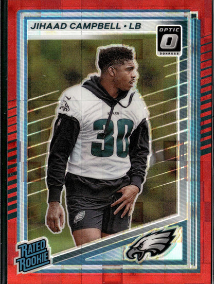 2025 Donruss Optic #266 Jihaad Campbell Purple Shock