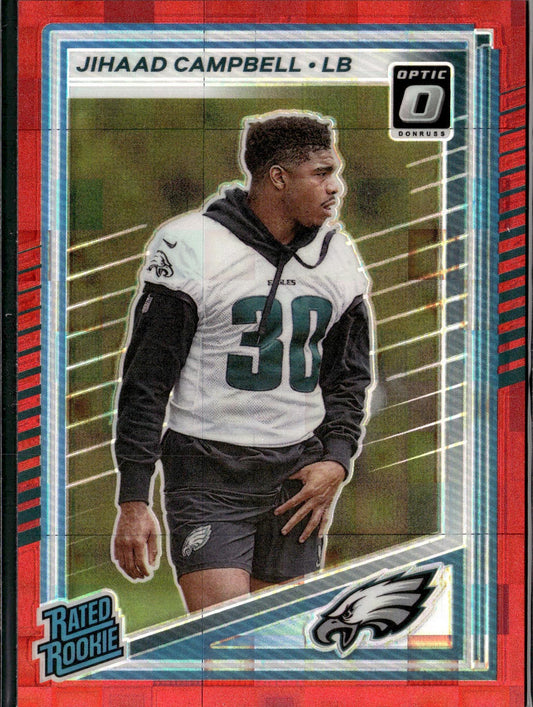 2025 Donruss Optic #266 Jihaad Campbell Purple Shock