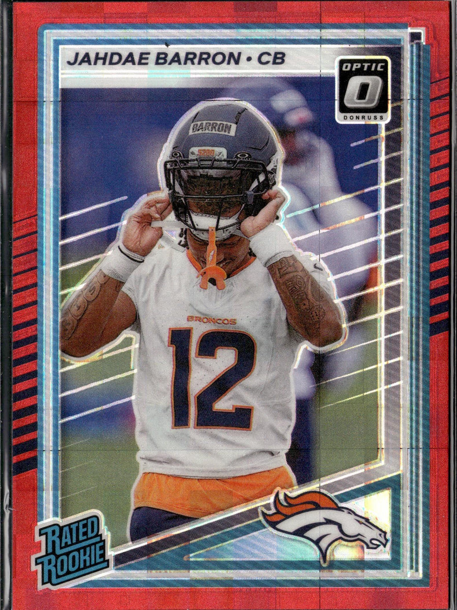 2025 Donruss Optic #207 Jahdae Barron Rated Rookies Autographs Holo #/199