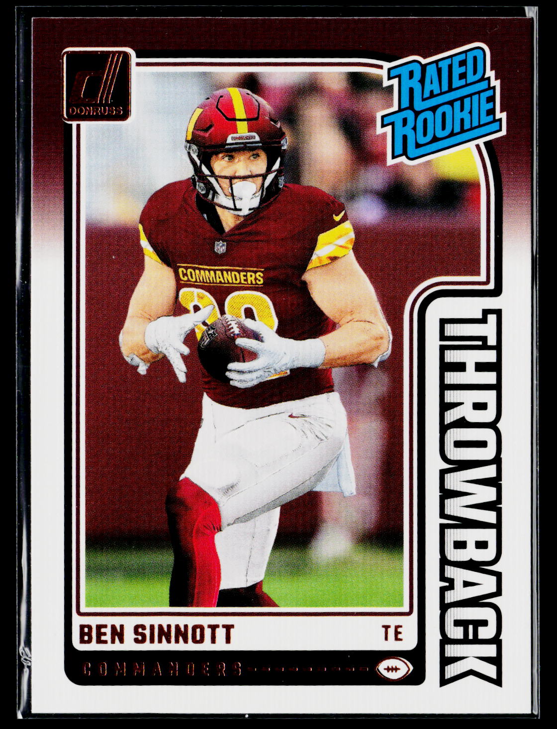 2024 Donruss #15 Ben Sinnott Rated Rookies Throwback