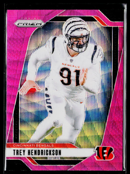 2024 Panini Prizm #59 Trey Hendrickson Pink Wave