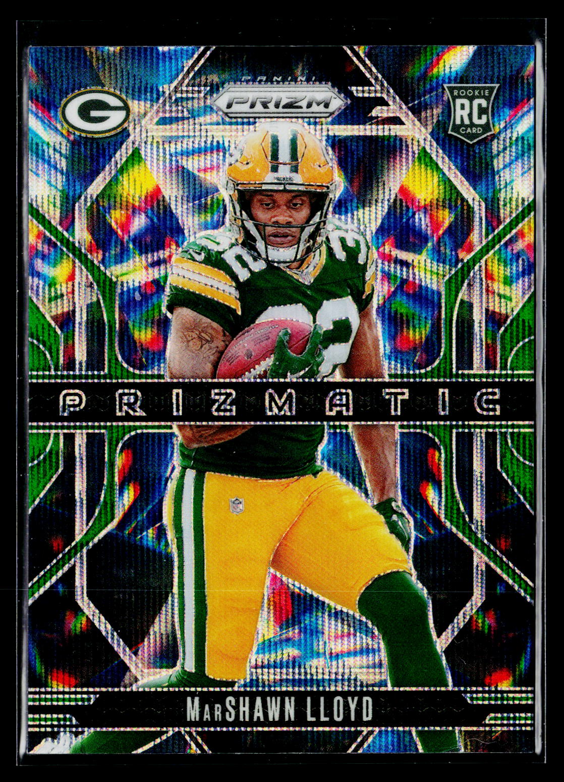 2024 Panini Prizm #4 MarShawn Lloyd Prizmatic Green Prizm
