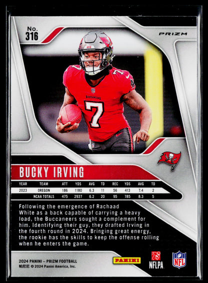 2024 Panini Prizm #316 Bucky Irving Silver