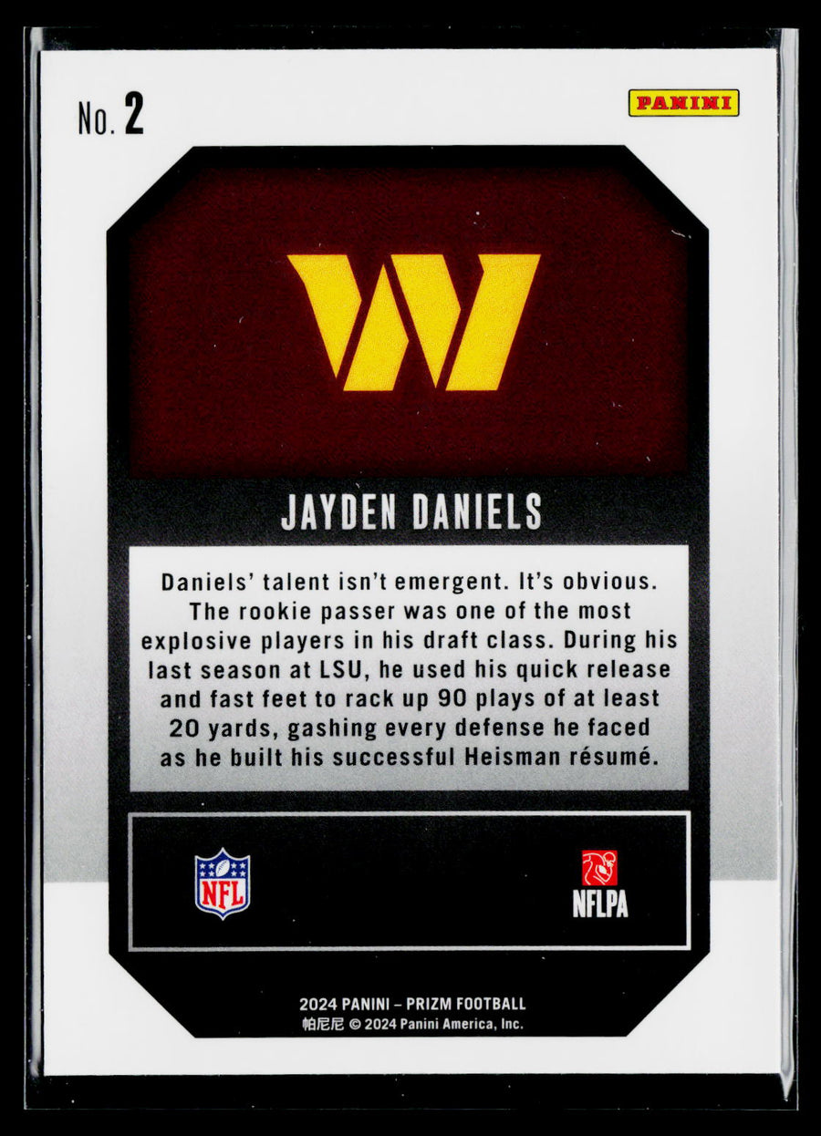 2024 Panini Prizm #2 Jayden Daniels Emergent