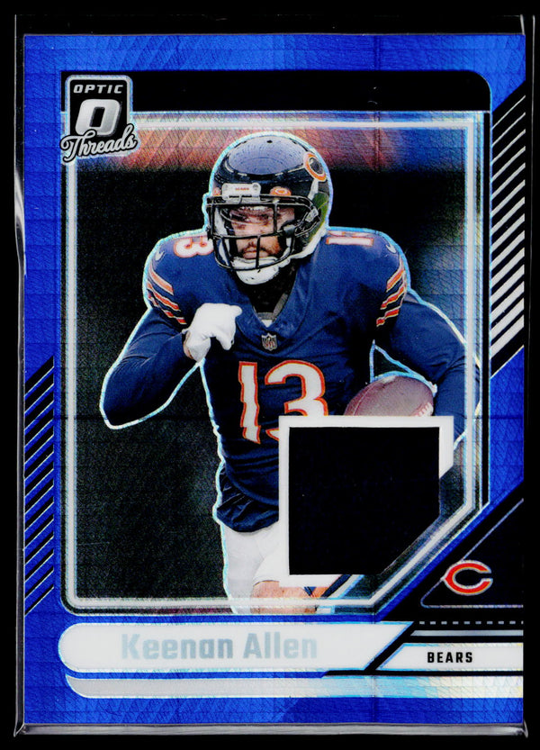 2024 Donruss Optic #DTB-KAN Keenan Allen Donruss Threads Blue Hyper
