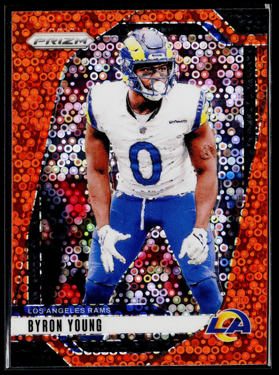 2024 Panini Prizm #170 Byron Young Orange Disco Prizm