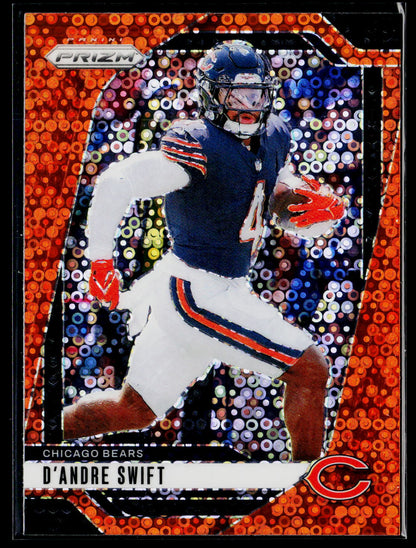 2024 Panini Prizm #47 D'Andre Swift Orange Disco Prizm
