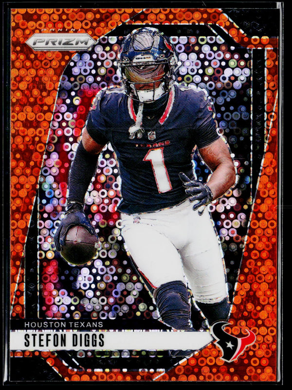2024 Panini Prizm #114 Stefon Diggs Orange Disco Prizm