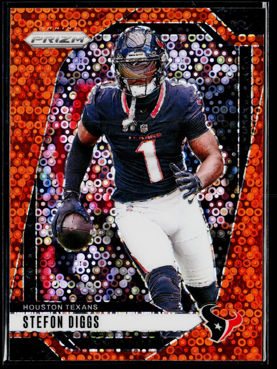 2024 Panini Prizm #114 Stefon Diggs Orange Disco Prizm