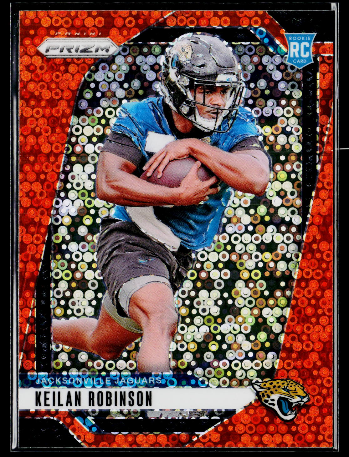 2024 Panini Prizm #361 Keilan Robinson Orange Disco Prizm