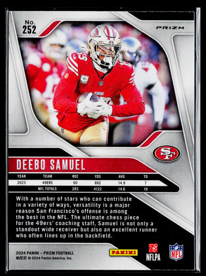 2024 Panini Prizm #252 Deebo Samuel Green