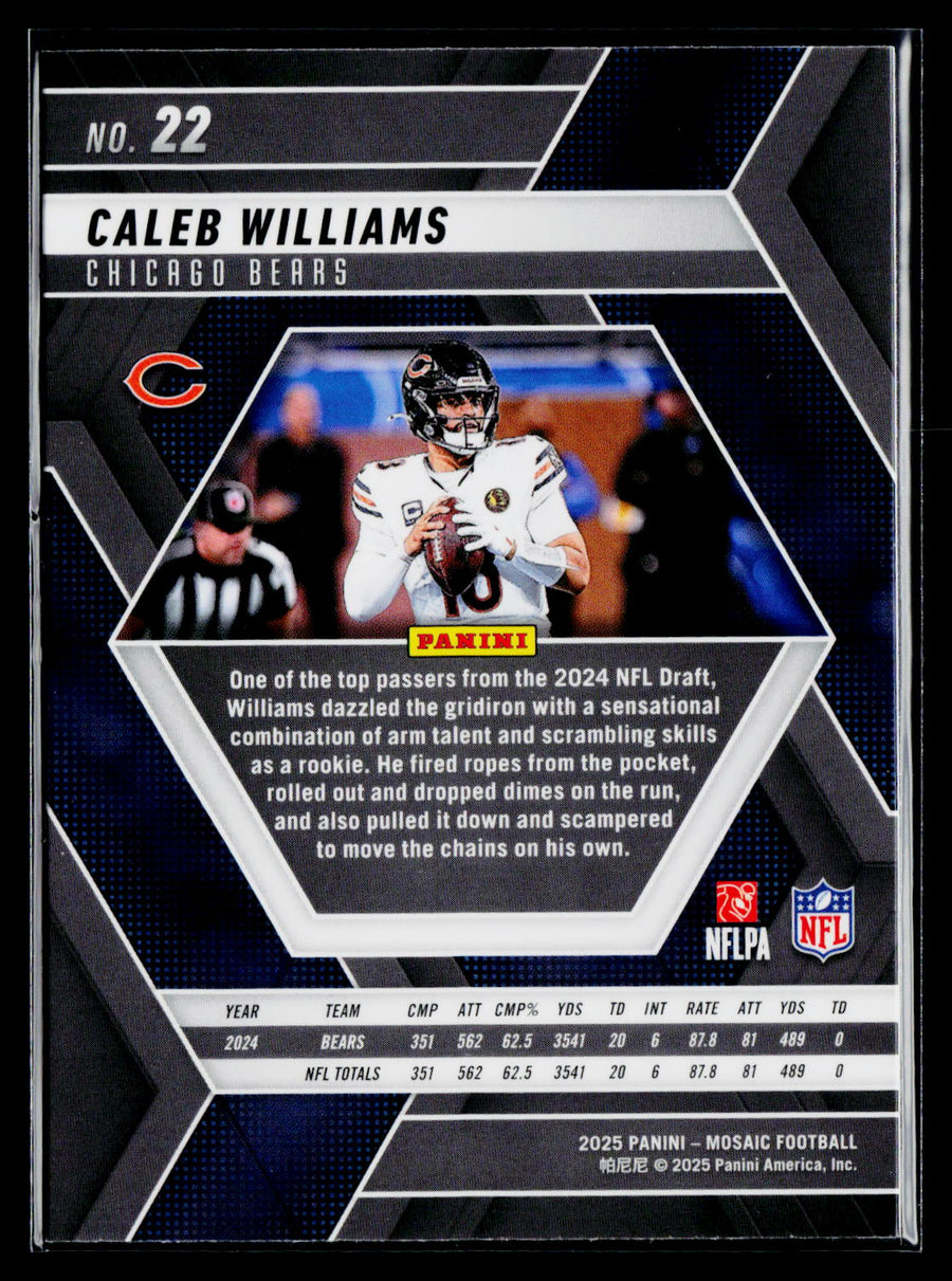 2025 Panini Mosaic #22 Caleb Williams