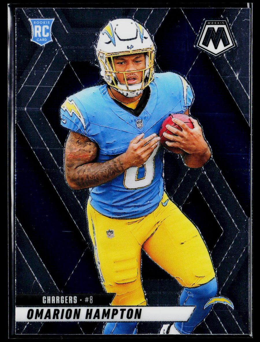2025 Panini Mosaic #335 Omarion Hampton Mosaic
