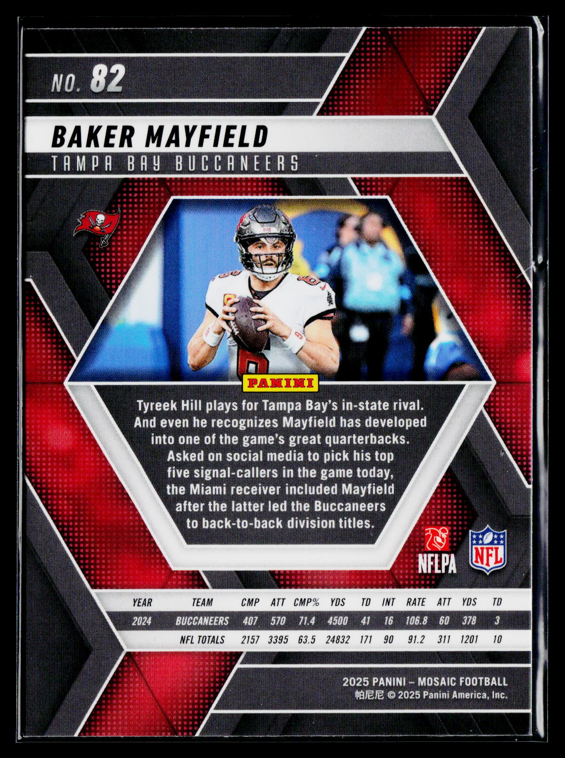 2025 Panini Mosaic #82 Baker Mayfield