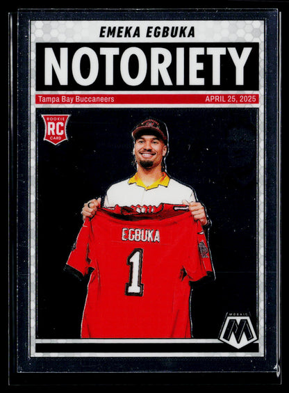 2025 Panini Mosaic #16 Emeka Egbuka Notoriety