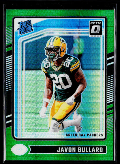 2024 Donruss Optic #246 Javon Bullard Green Hyper