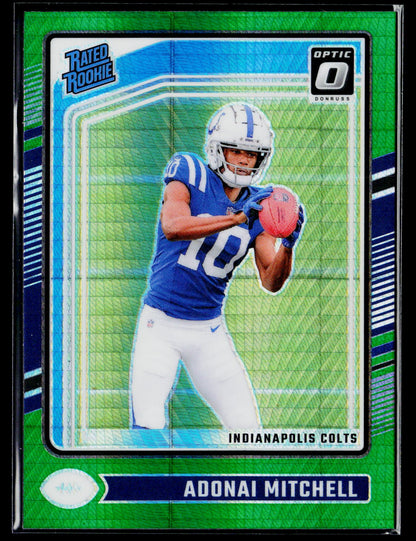 2024 Donruss Optic #203 Adonai Mitchell Holo