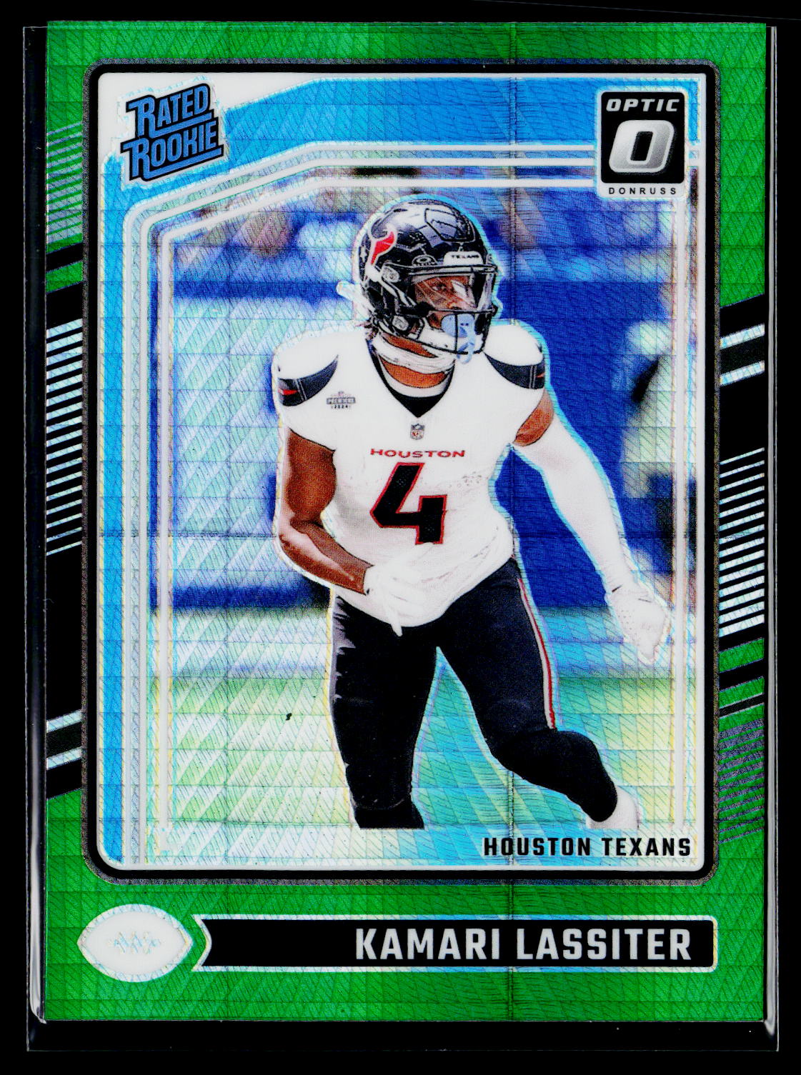 2024 Donruss Optic #261 Kamari Lassiter Green Hyper
