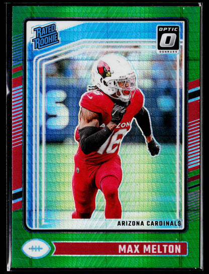 2024 Donruss Optic #277 Max Melton Green Hyper