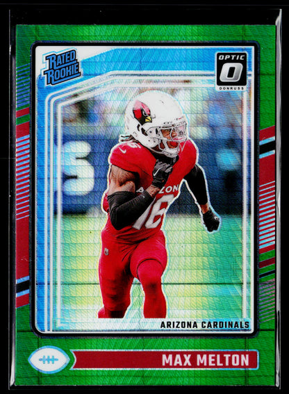 2024 Donruss Optic #277 Max Melton Green Hyper