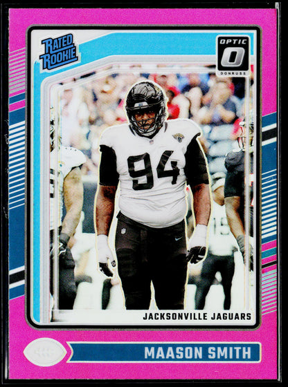 2024 Donruss Optic #269 Maason Smith Pink