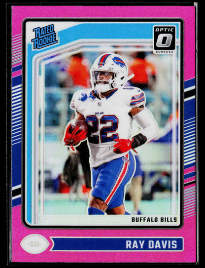 2024 Donruss Optic #283 Ray Davis Pink