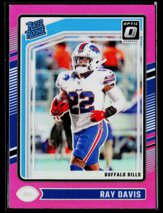 2024 Donruss Optic #283 Ray Davis Pink